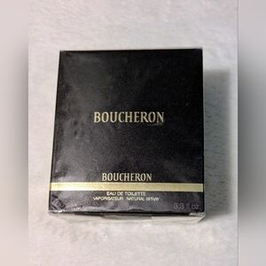 Boucheron Eau de Toilette Black & Gold Box Sealed NWT